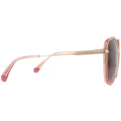 Polaroid Polarised|Square^Sunglasses PLD 6117/G/S S45 JR Pink Gold Burgundy Gradient Po