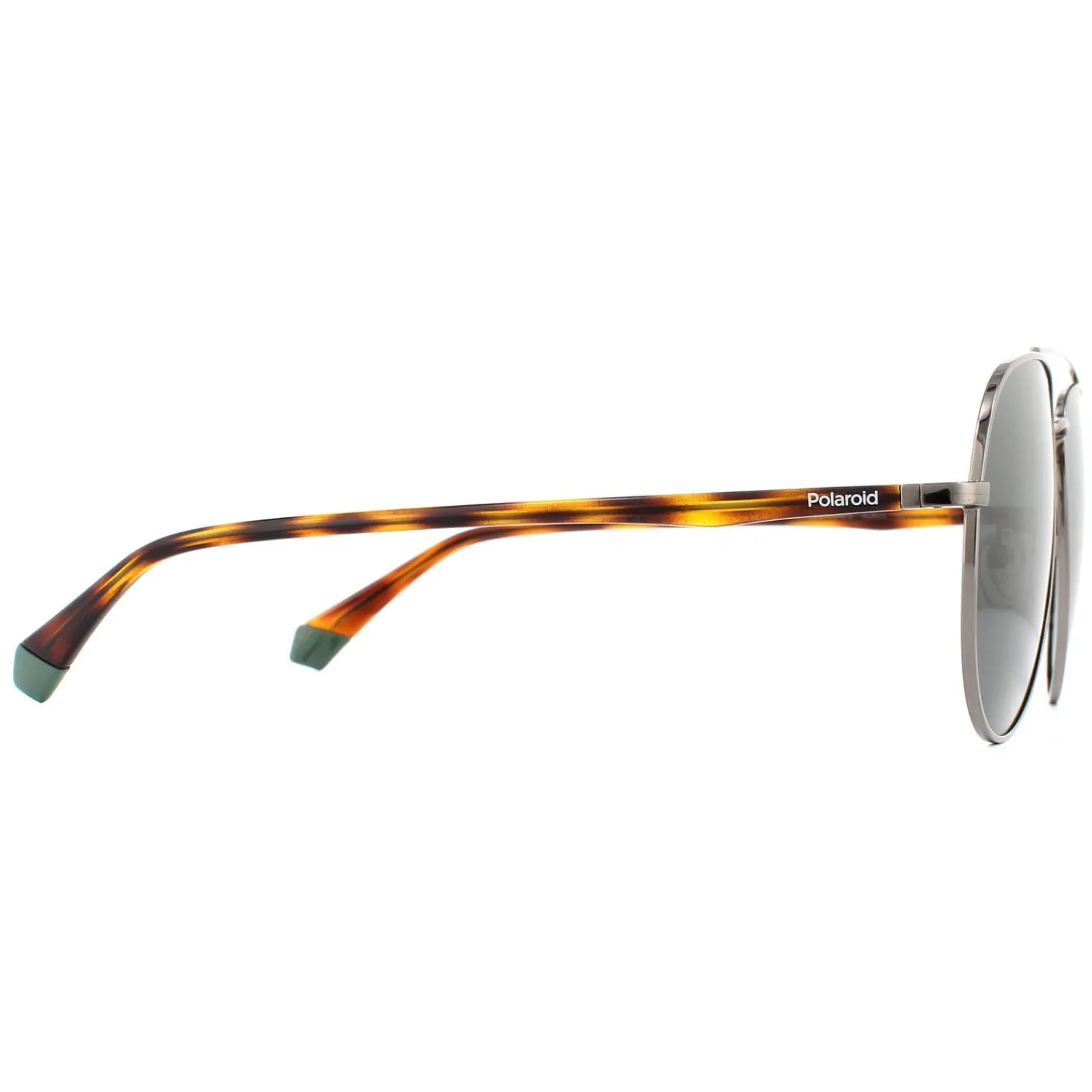Polaroid Polarised|Aviator^Sunglasses PLD 2105/G/S 6LB UC Ruthenium Havana Green Polariz