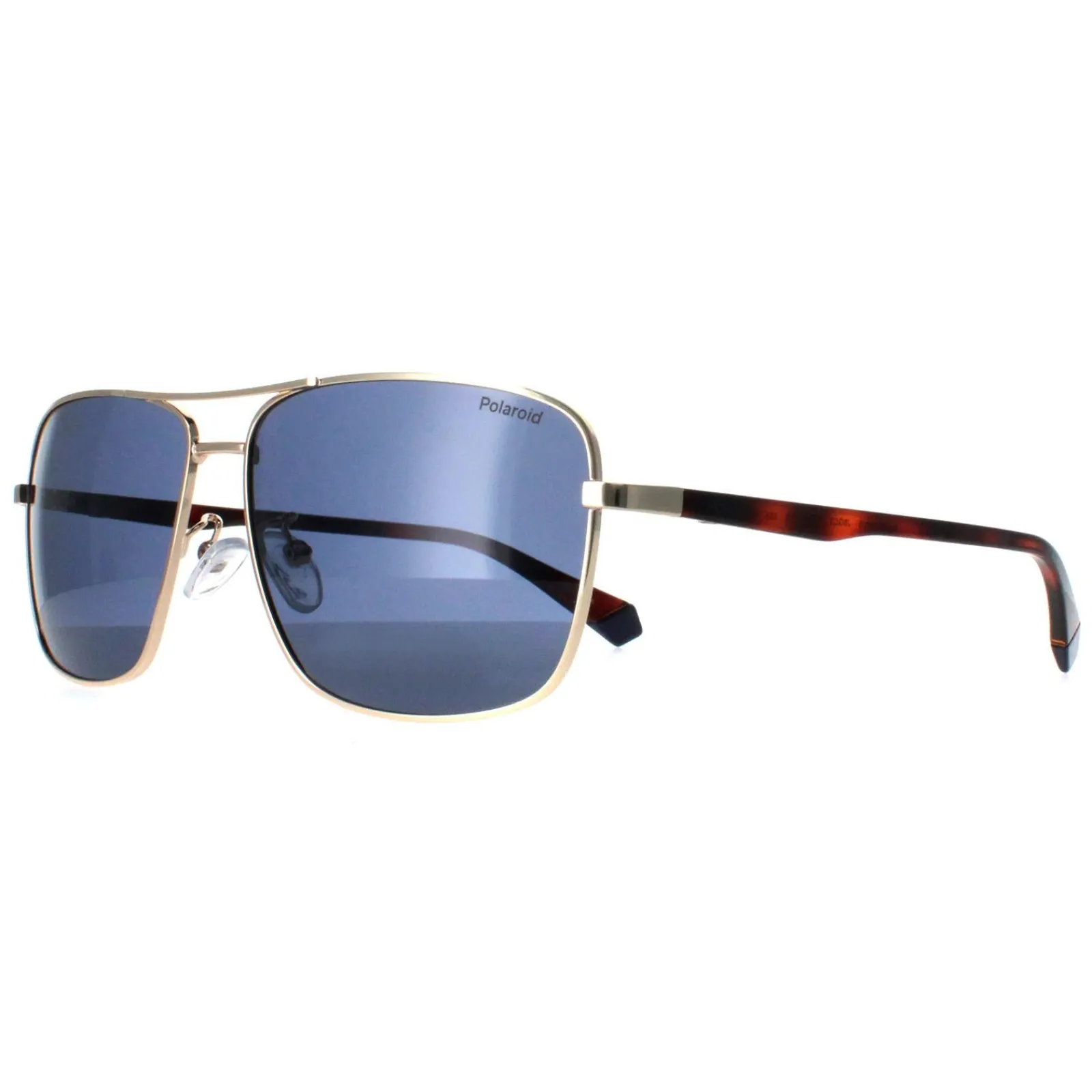 Polaroid Polarised|Rectangle^Sunglasses PLD 2119/G/S J5G C3 Gold Blue Polarized