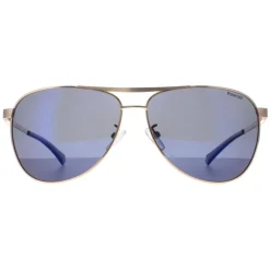 Polaroid Polarised^Sunglasses PLD 2160/G/S/X J5G 5X Gold Blue Mirror Polarized