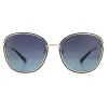Polaroid Polarised^Sunglasses PLD 6117/G/S 2M2 WJ Black Gold Grey Gradient Polar