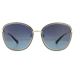 Polaroid Polarised^Sunglasses PLD 6117/G/S 2M2 WJ Black Gold Grey Gradient Polar