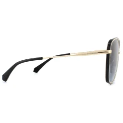 Polaroid Polarised^Sunglasses PLD 6117/G/S 2M2 WJ Black Gold Grey Gradient Polar