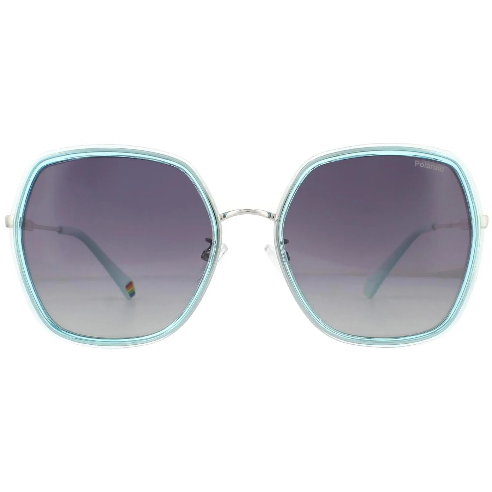 Polaroid Polarised^Sunglasses PLD 6153/G/S MVU/WJ Azure Grey Gradient Polarized