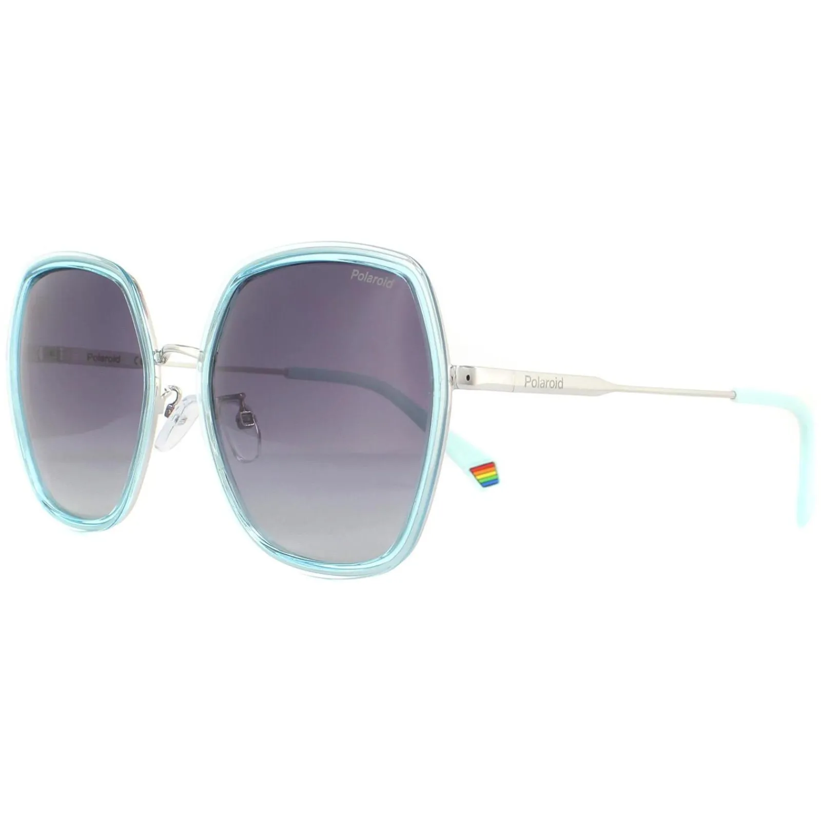 Polaroid Polarised^Sunglasses PLD 6153/G/S MVU/WJ Azure Grey Gradient Polarized