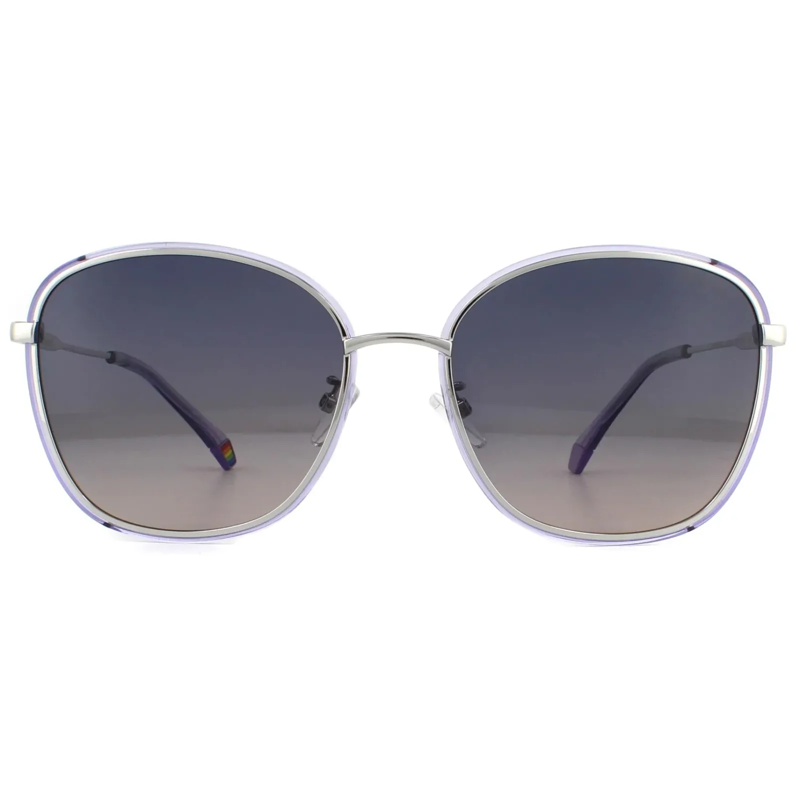 Polaroid Polarised^Sunglasses PLD 6117/G/S GME XW Palladium Violet Violet Gradie