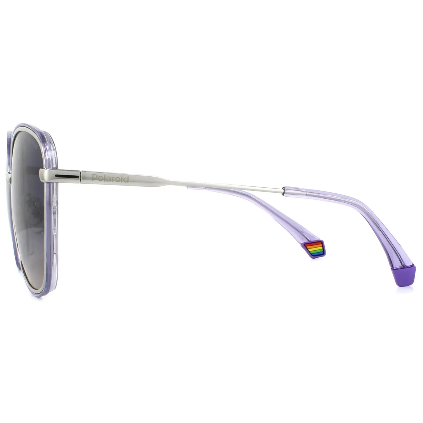 Polaroid Polarised^Sunglasses PLD 6117/G/S GME XW Palladium Violet Violet Gradie