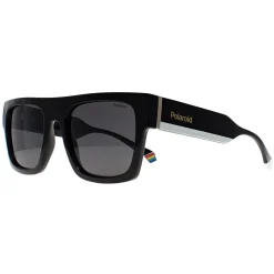 Polaroid Polarised|Rectangle^Sunglasses PLD 6224/S/X 807 M9 Black Grey Polarized
