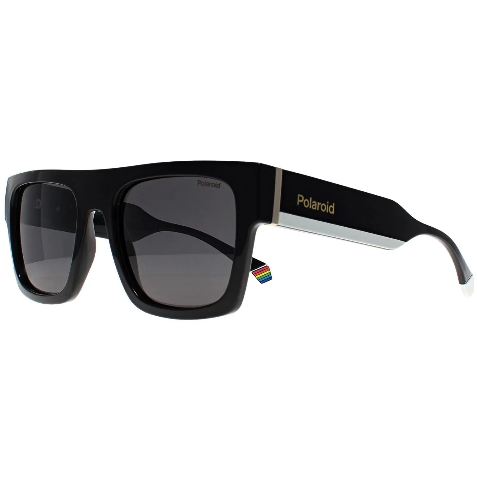 Polaroid Polarised|Rectangle^Sunglasses PLD 6224/S/X 807 M9 Black Grey Polarized