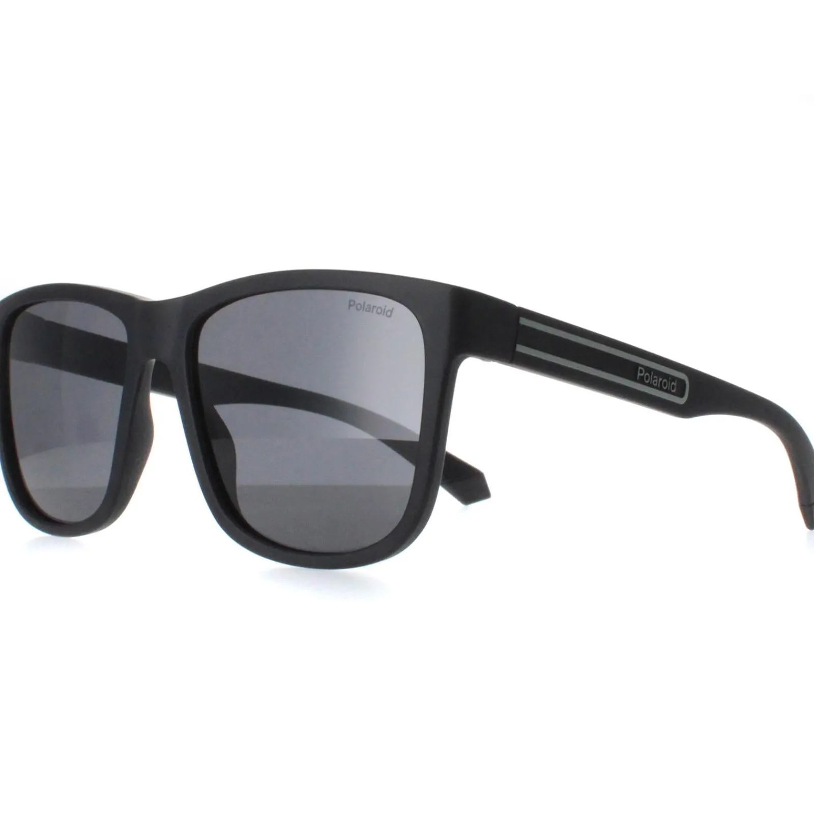 Polaroid Polarised|Square^Sunglasses PLD 2155/S 003 M9 Matte Black Grey Polarized