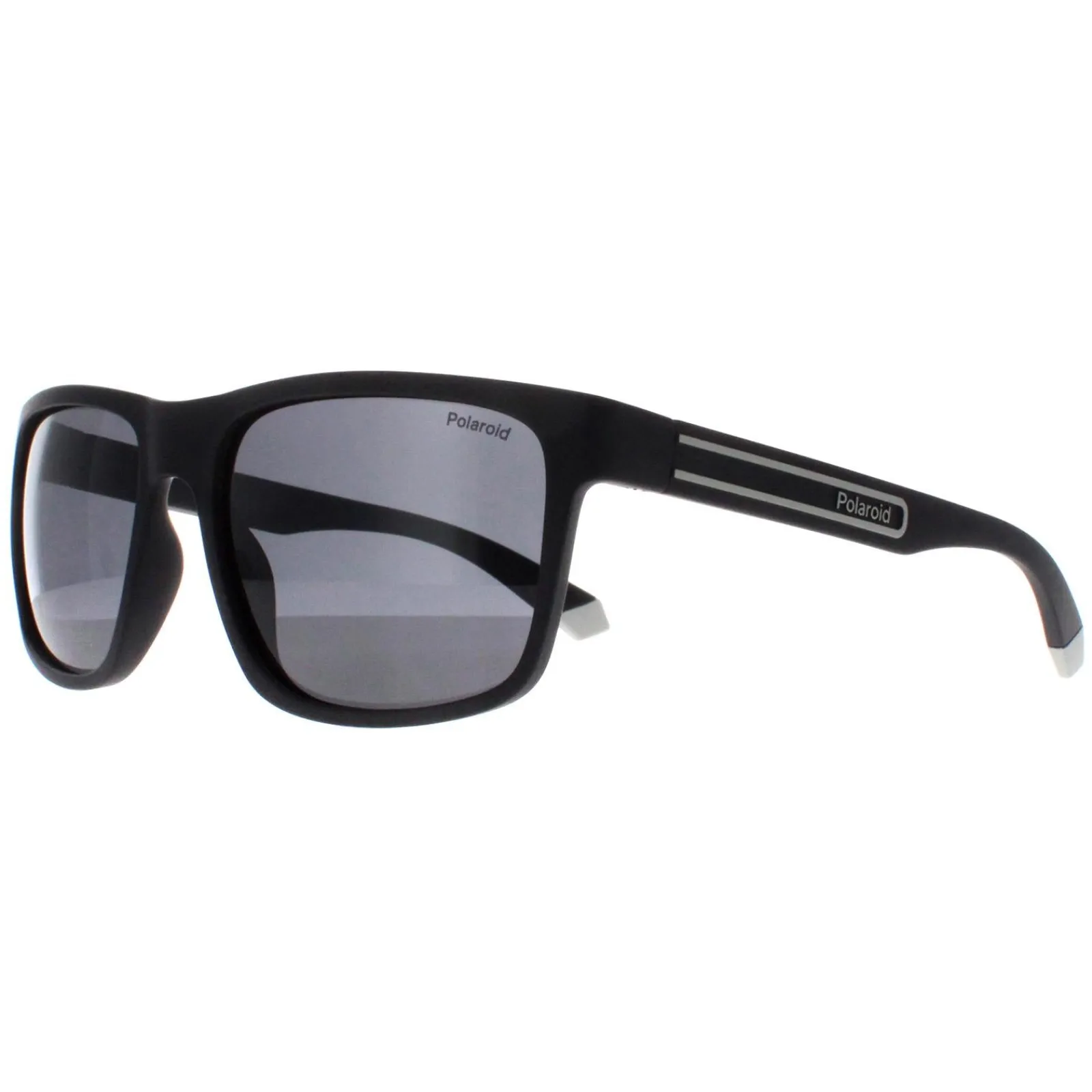 Polaroid Polarised|Rectangle^Sunglasses PLD 2157/S 003 M9 Matte Black Grey Polarized