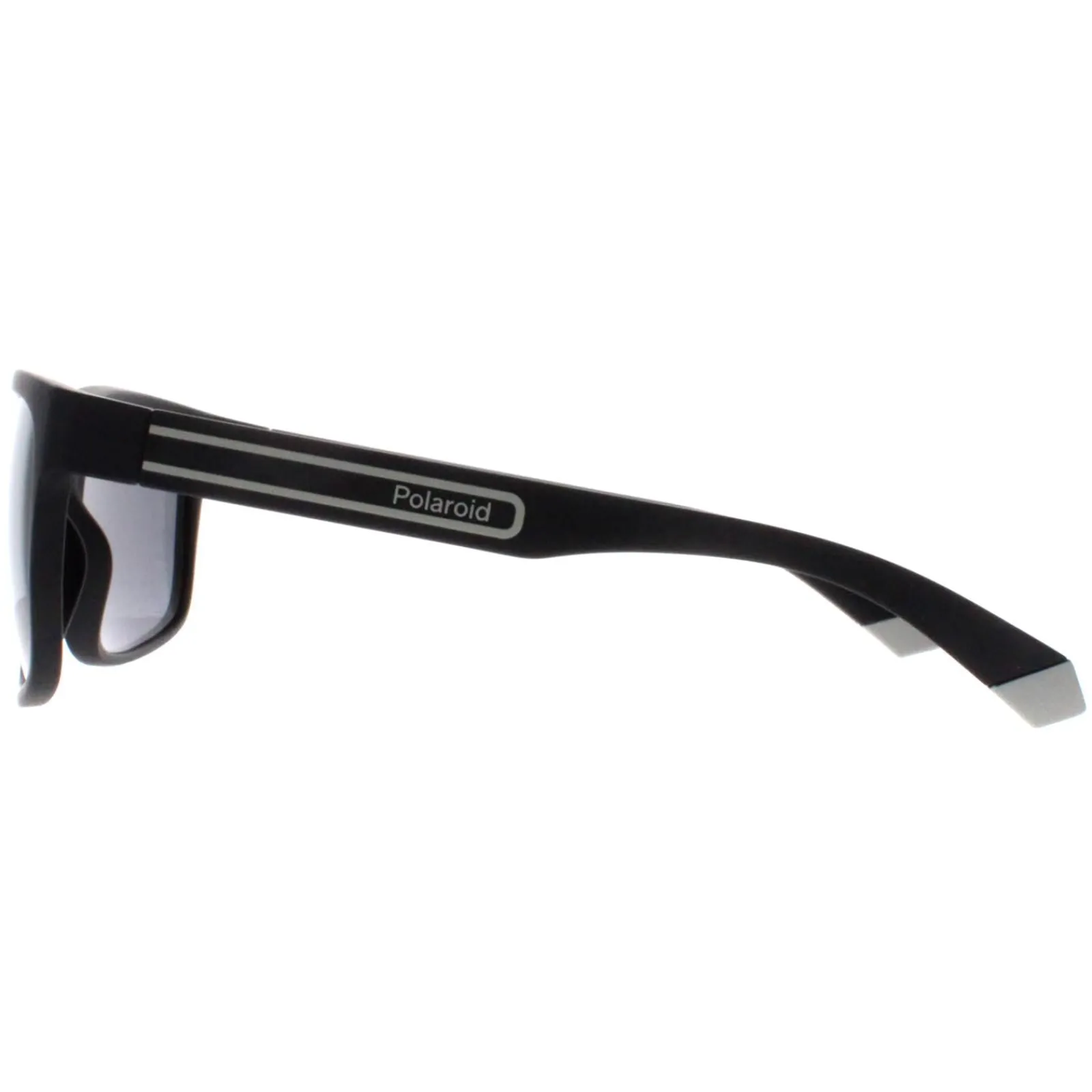 Polaroid Polarised|Rectangle^Sunglasses PLD 2157/S 003 M9 Matte Black Grey Polarized