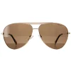 Polaroid Polarised|Aviator^Sunglasses PLD 6200/S/X Y3R SP Gold Ivory Bronze Polarized