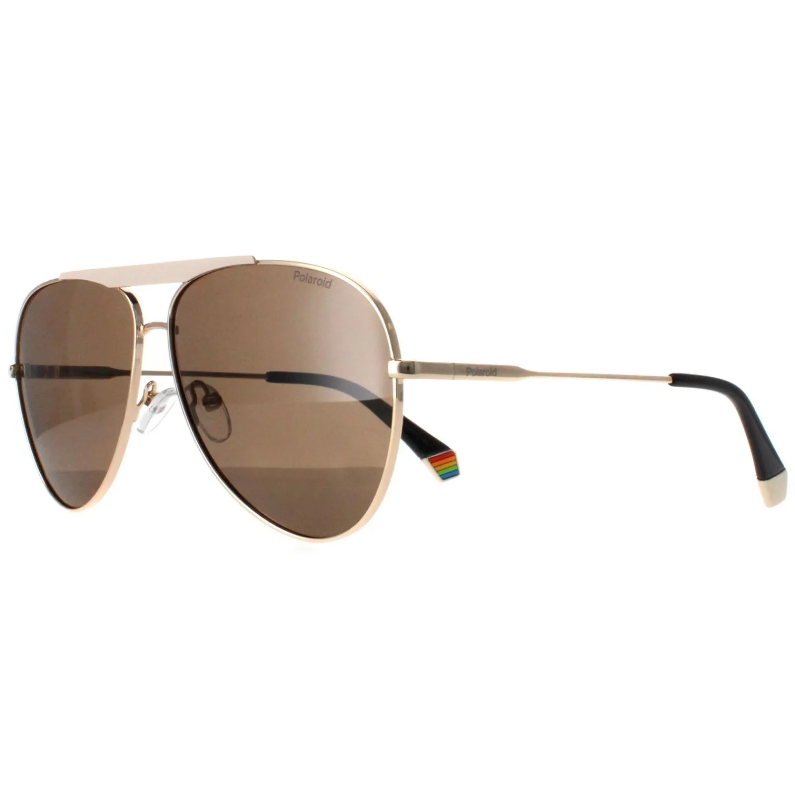 Polaroid Polarised|Aviator^Sunglasses PLD 6200/S/X Y3R SP Gold Ivory Bronze Polarized