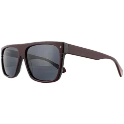 Polaroid Polarised|Rectangle^Sunglasses PLD 6086/S/X FSF C3 Burgundy Grey Grey Polarized