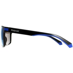 Polaroid Polarised|Square^Sunglasses PLD 2123/S D51 5X Black Blue Blue Mirror Polarized