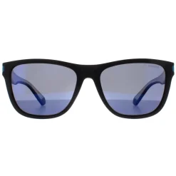 Polaroid Square|Polarised^Sunglasses PLD 2138/S 0VK 5X Matte Black Blue Blue Mirror Pol