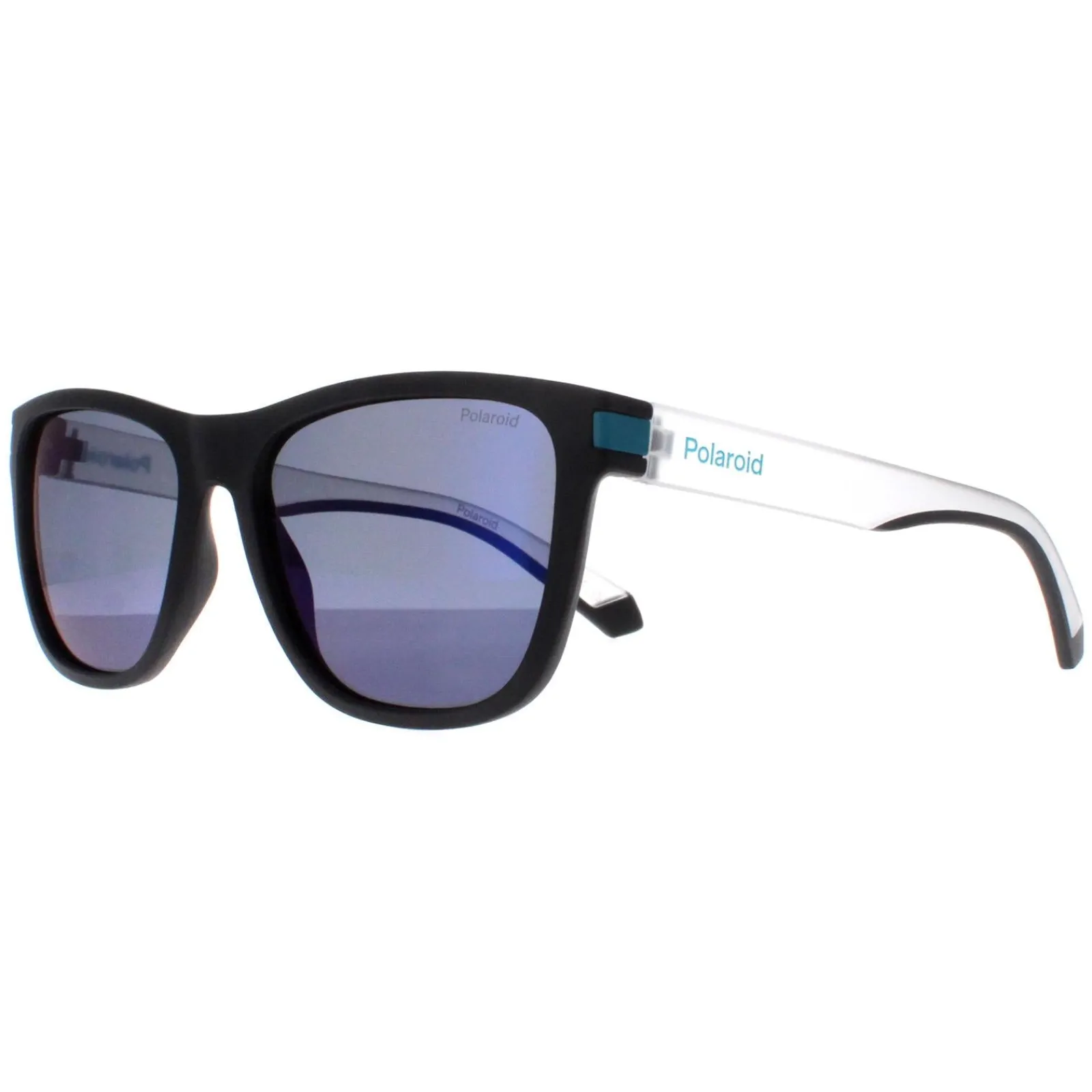 Polaroid Square|Polarised^Sunglasses PLD 2138/S 0VK 5X Matte Black Blue Blue Mirror Pol