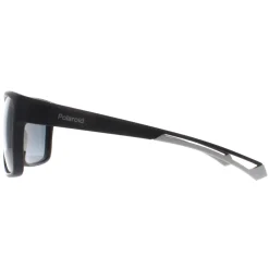 Polaroid Polarised|Rectangle^Sunglasses PLD 7052/S 003 E3 Matte Black Grey Polarized High
