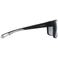 Polaroid Polarised|Rectangle^Sunglasses PLD 7052/S 003 E3 Matte Black Grey Polarized High