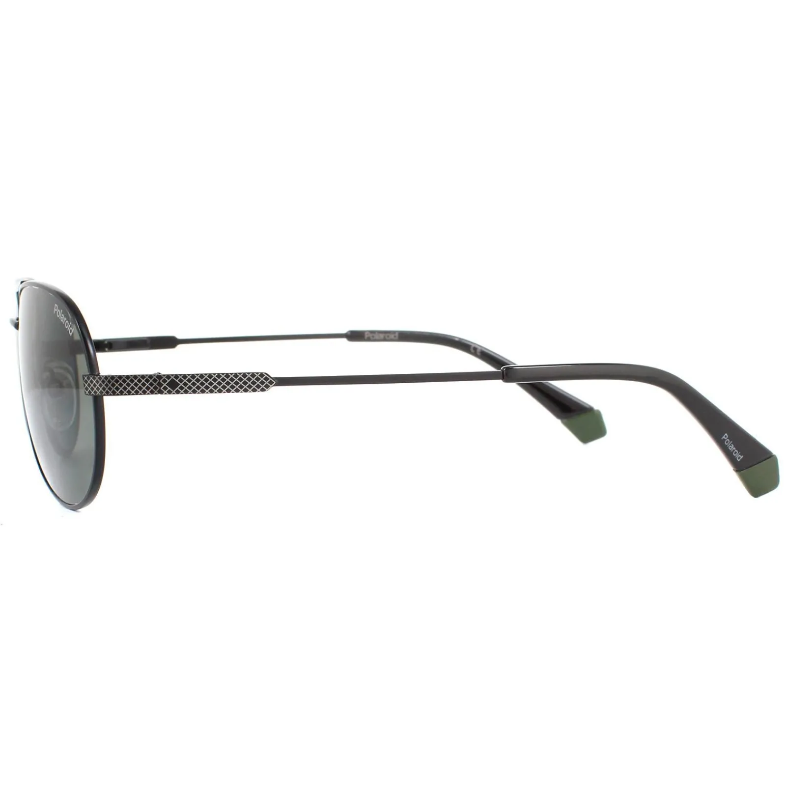 Polaroid Polarised^Sunglasses PLD 2100/S/X 003 UC Matte Black Green Polarized