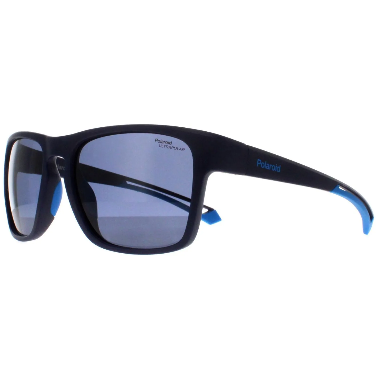 Polaroid Polarised|Rectangle^Sunglasses PLD 7052/S FLL 7I Matte Blue Blue Polarized High C