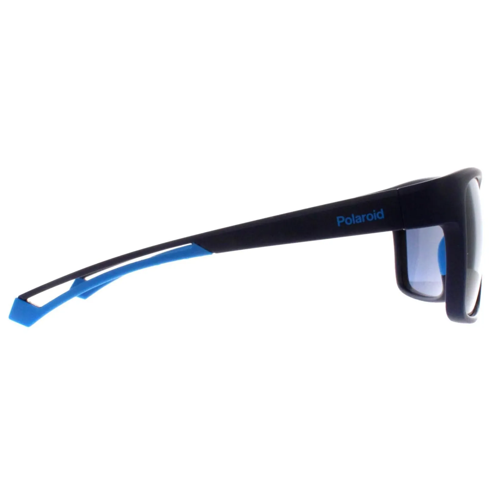 Polaroid Polarised|Rectangle^Sunglasses PLD 7052/S FLL 7I Matte Blue Blue Polarized High C