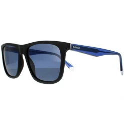 Polaroid Square|Polarised^Sunglasses PLD 2102/S/X 0VK C3 Black Transparent Blue Blue Po