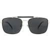 Polaroid Polarised^Sunglasses PLD 2111/S 2M2 M9 Black Gold Grey Polarized