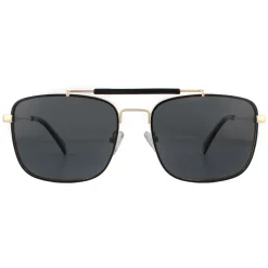 Polaroid Polarised^Sunglasses PLD 2111/S 2M2 M9 Black Gold Grey Polarized