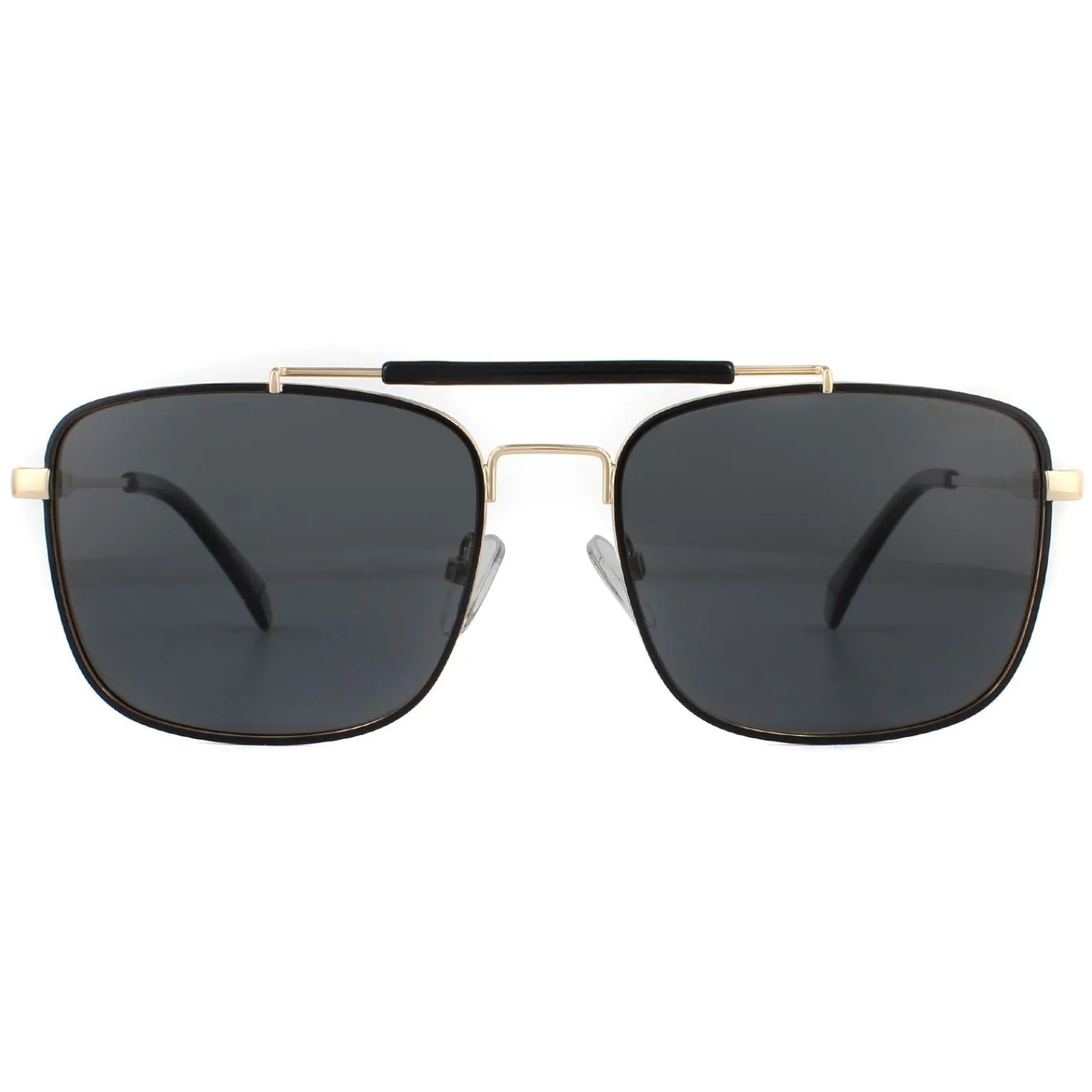Polaroid Polarised^Sunglasses PLD 2111/S 2M2 M9 Black Gold Grey Polarized