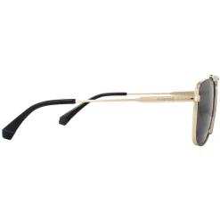 Polaroid Polarised^Sunglasses PLD 2111/S 2M2 M9 Black Gold Grey Polarized
