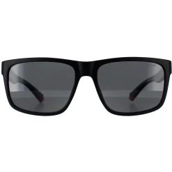 Polaroid Rectangle|Polaroid^Sunglasses PLD 2149/S 8LZ M9 Black Orange Grey Polarized