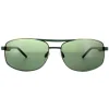 Polaroid Polarised|Rectangle^Sunglasses PLD 2040/S VXT RC Green Silver Havana Green Polari