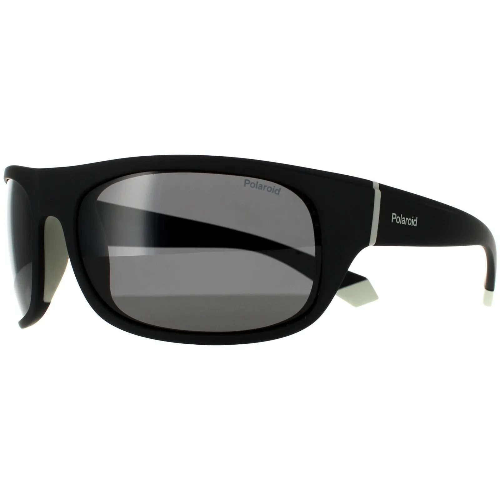 Polaroid Polarised|Wrap^Sunglasses PLD 2125/S 08A M9 Black Grey Grey Polarized