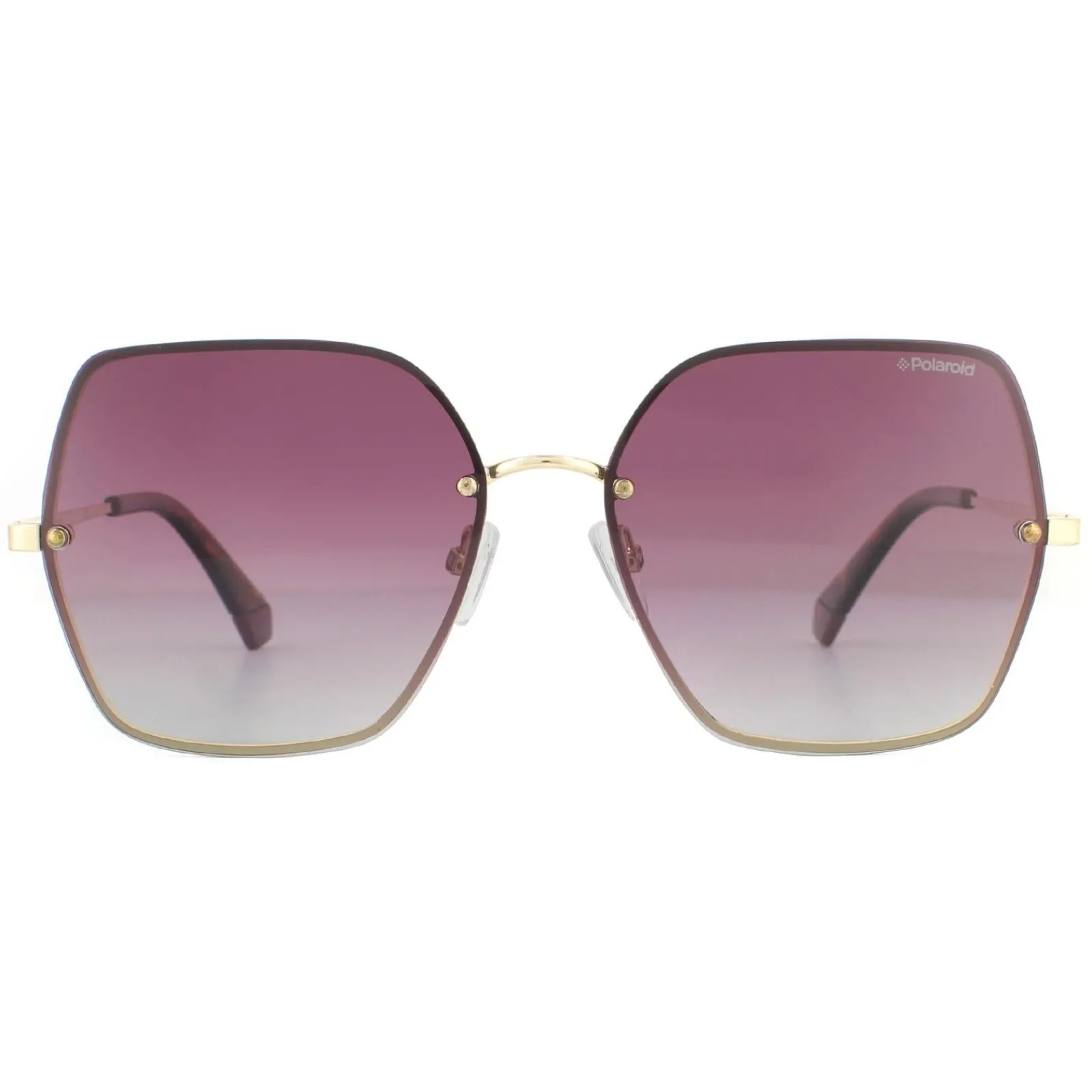 Polaroid Polarised^Sunglasses PLD 4091/S S9E JR Gold Violet Burgundy Gradient Po