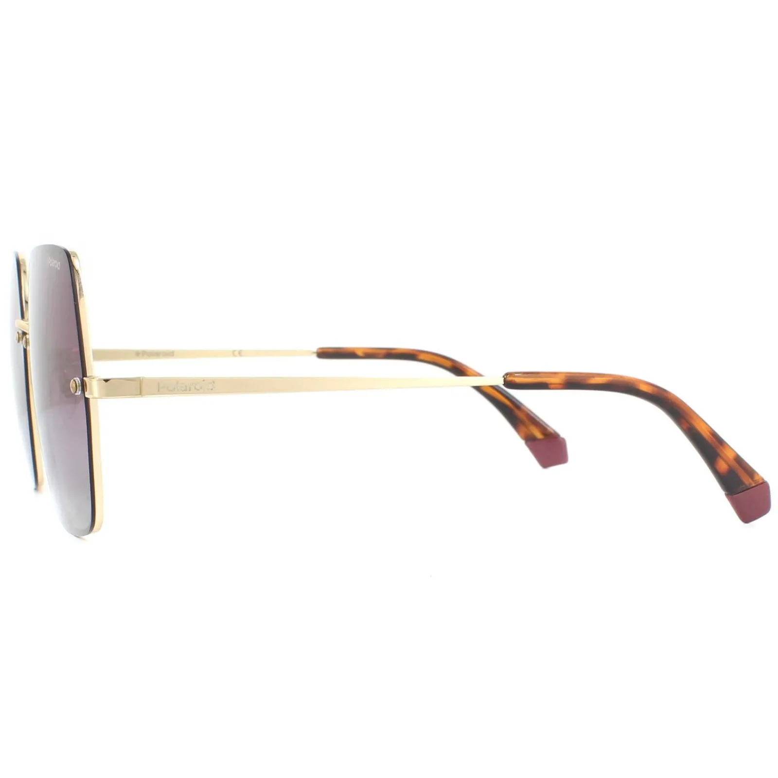Polaroid Polarised^Sunglasses PLD 4091/S S9E JR Gold Violet Burgundy Gradient Po
