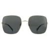 Polaroid Polarised^Sunglasses PLD 6060/S 2F7 M9 Gold Grey Grey Polarized