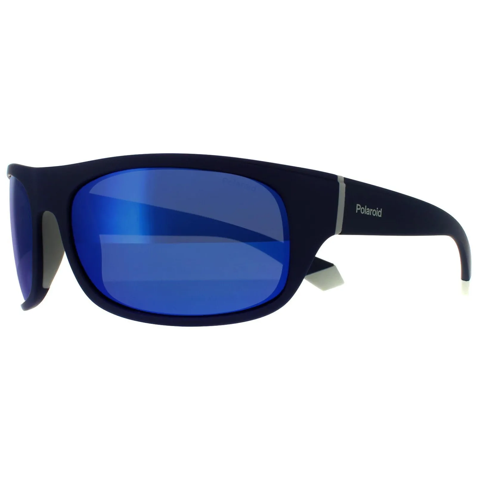 Polaroid Polarised|Wrap^Sunglasses PLD 2125/S XW0 5X Blue Grey Blue Mirror Polarized