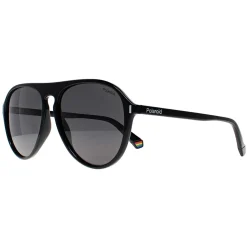 Polaroid Polarised|Aviator^Sunglasses PLD 6225/S 807 M9 Black Grey Polarized