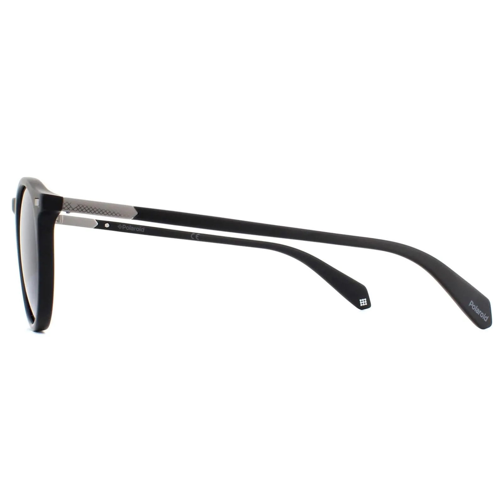 Polaroid Polarised|Round^Sunglasses PLD 2086/S 003 C3 Matte Black Grey Polarized