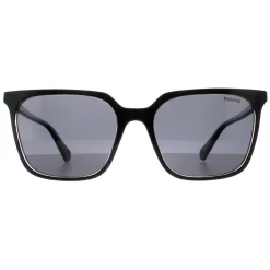 Polaroid Polarised|Rectangle^Sunglasses PLD 4163/S 7C5 M9 Black Crystal Grey Polarized