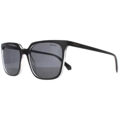 Polaroid Polarised|Rectangle^Sunglasses PLD 4163/S 7C5 M9 Black Crystal Grey Polarized