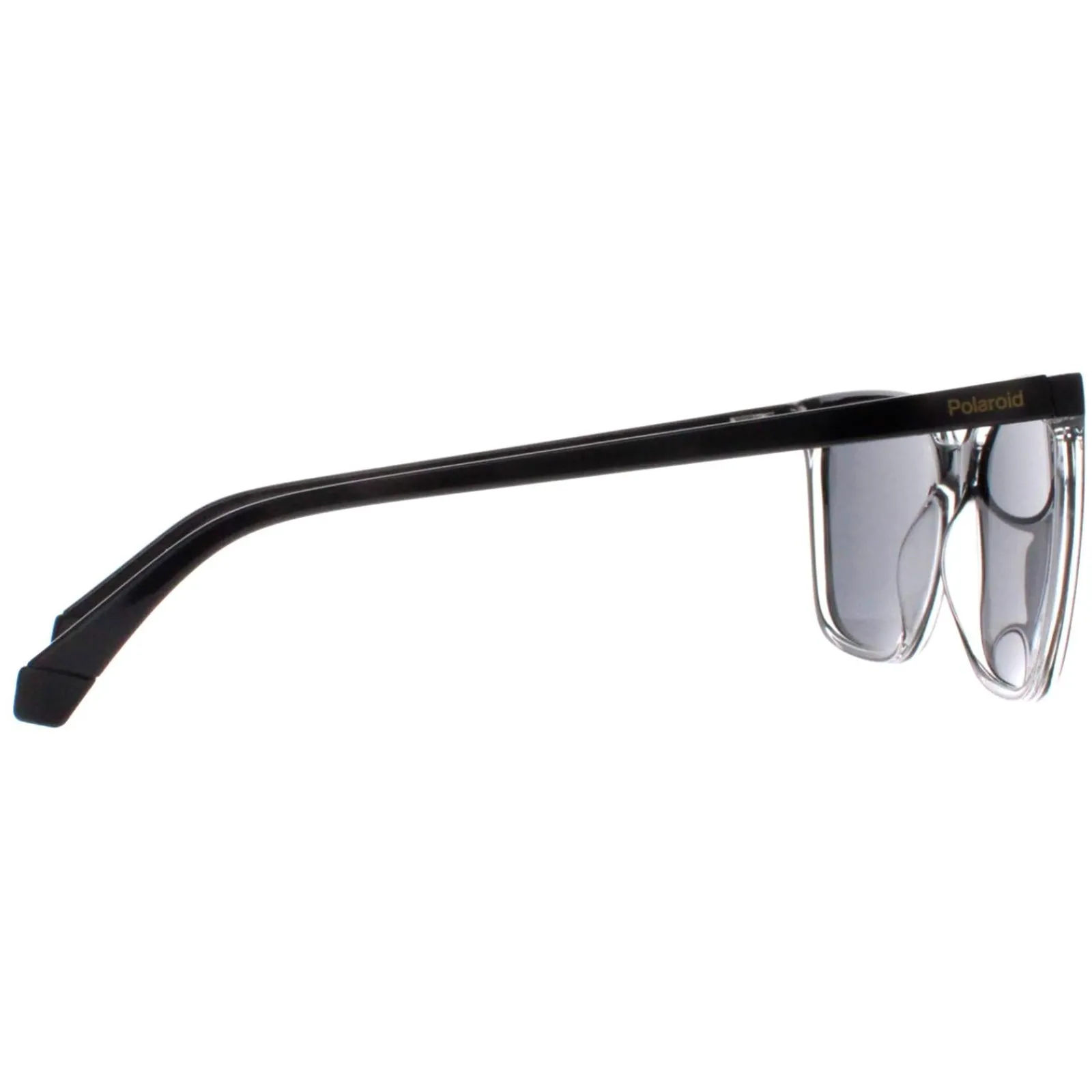 Polaroid Polarised|Rectangle^Sunglasses PLD 4163/S 7C5 M9 Black Crystal Grey Polarized