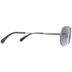 Polaroid Polarised|Aviator^Sunglasses PLD 2100/S/X R80 WJ Semi Matte Dark Ruthenium Grey