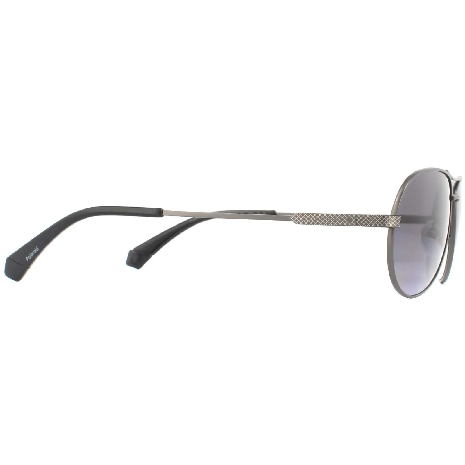 Polaroid Polarised|Aviator^Sunglasses PLD 2100/S/X R80 WJ Semi Matte Dark Ruthenium Grey
