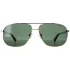 Polaroid Polarised|Aviator^Sunglasses PLD 2074/S/X J5G UC Gold Green Polarized