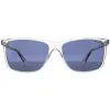Polaroid Polarised|Rectangle^Sunglasses PLD 4137/S KB7 C3 Grey Blue Polarized