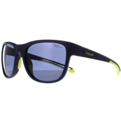 Polaroid Polarised|Square^Sunglasses PLD 7051/S FLL 7I Matte Blue Blue Polarized High C