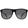 Polaroid Polarised|Square^Sunglasses PLD 4178/S 807 M9 Black Grey Polarized